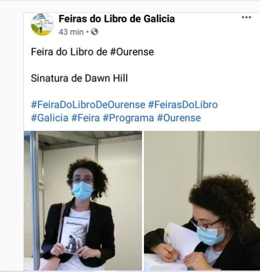 En la Feria del libro de Ourense 2021